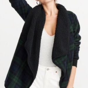 Abercrombie & Fitch Sherpa cardigan